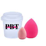 Preferred Beauty Tools | Passionate Perfection Foundation Sponge with Awesome Coffee Cup Storage Case